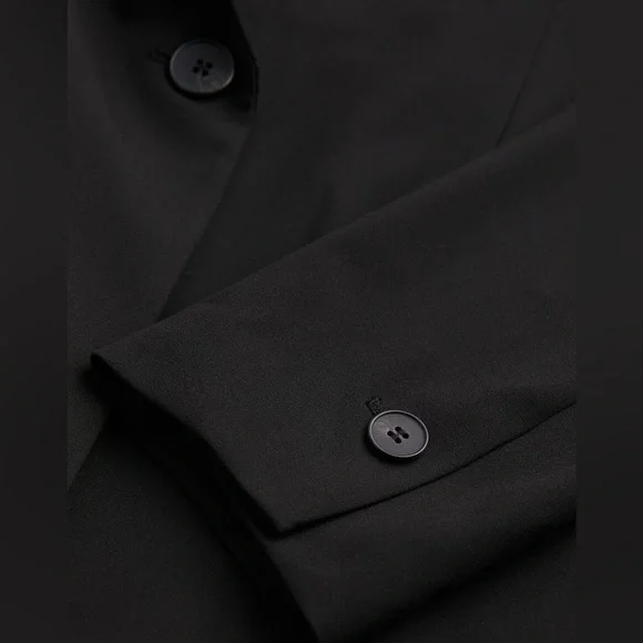 H&M black single breasted blazer size: M - Picture 7 of 8